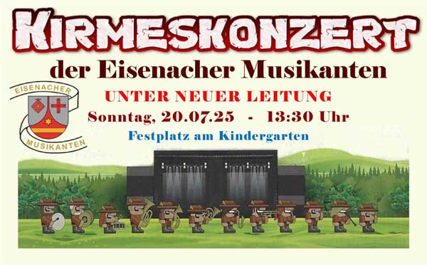 Kirmeskonzert 2025 in Eisenach/Südeifel
